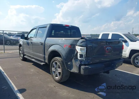 2018 Ford F-150 Lariat из США, поврежденный, VIN 1FTEW1EP3JFD30777